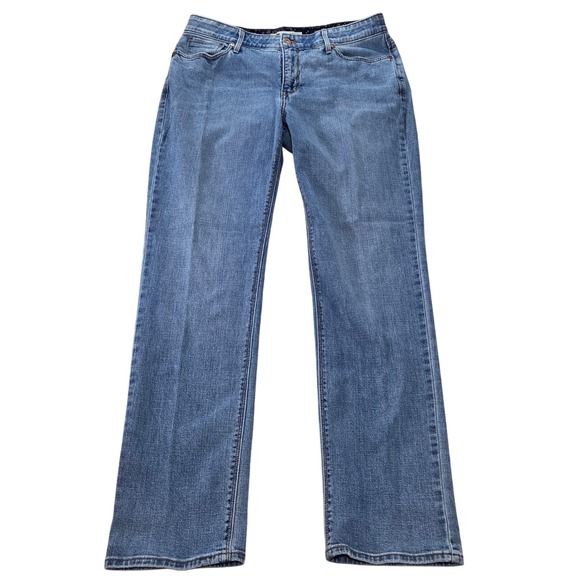 Levis 525 Perfect Waist Straight Leg Womens Jeans Blue Denim 32x32 16M - Picture 1 of 10